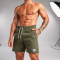View of relaxed fit drawstring corduroy summer shorts in light beige, featuring a comfortable waistband and pockets