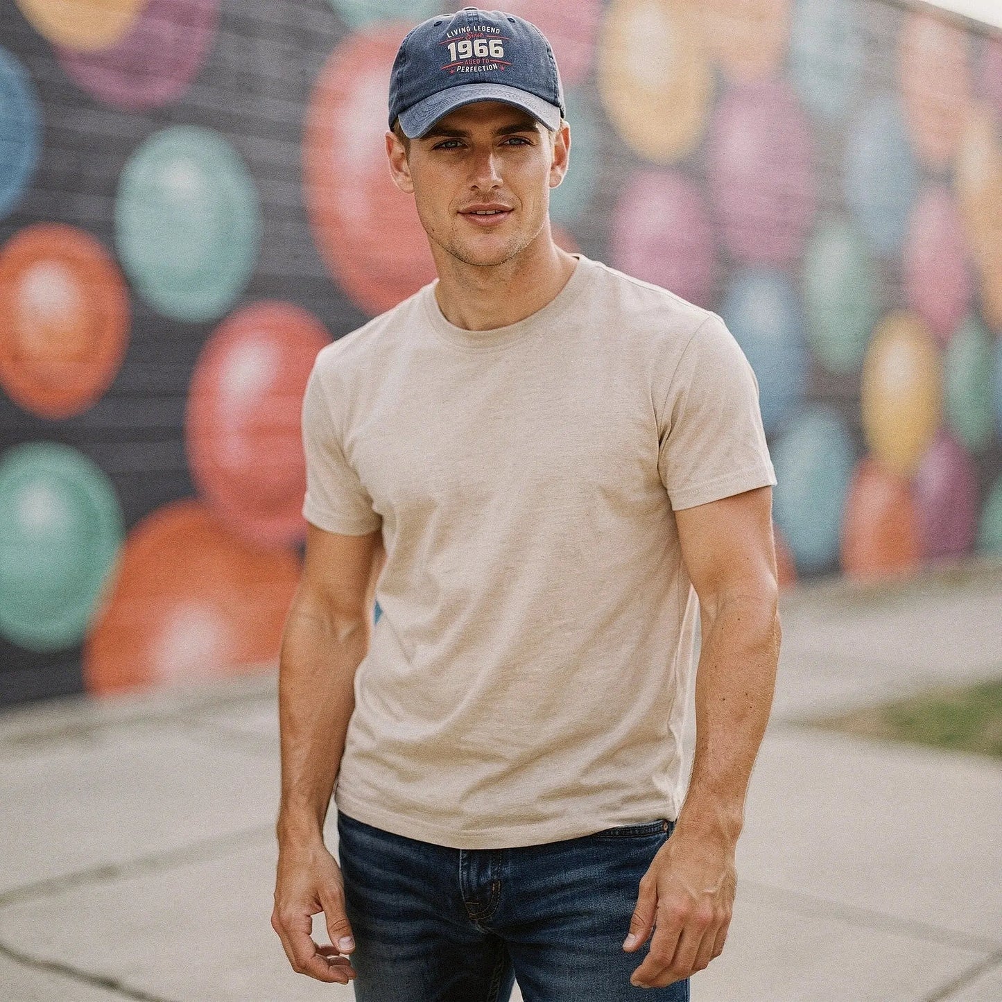 View of a relaxed fit crew neck short sleeve casual t shirt in light gray cotton, showcasing the soft fabric and stitching